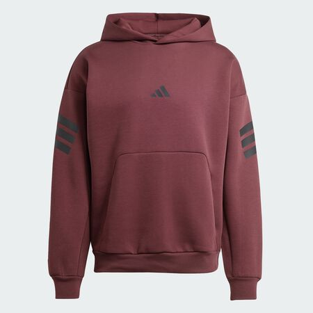 ADIDAS SPORTSWEAR Sweat-shirt à capuche 3 bandes Future Icons Aurora Ruby / Brown HOMME