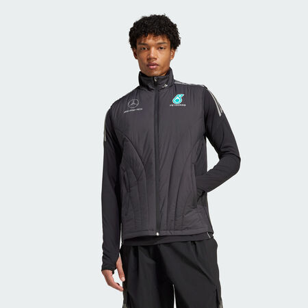 ADIDAS PERFORMANCE MERCEDES - AMG PETRONAS FORMULA ONE TEAM MECHANICS VEST Black / Reflective Silver MEN