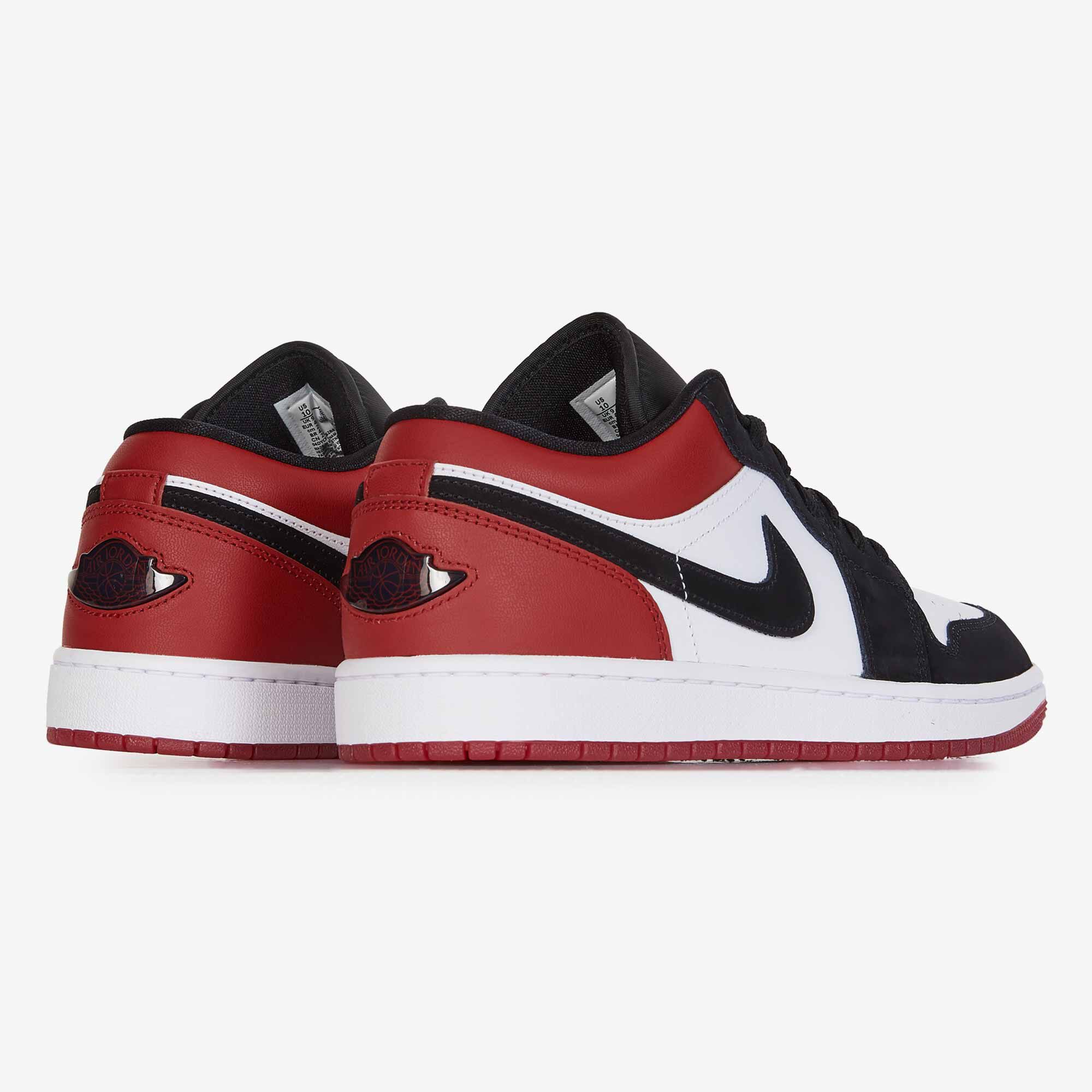 Air Jordan 1 Low  Blanc/rouge