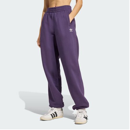 ADIDAS ORIGINALS Essentials Fleece Loose Joggers Aurora Plum WOMEN
