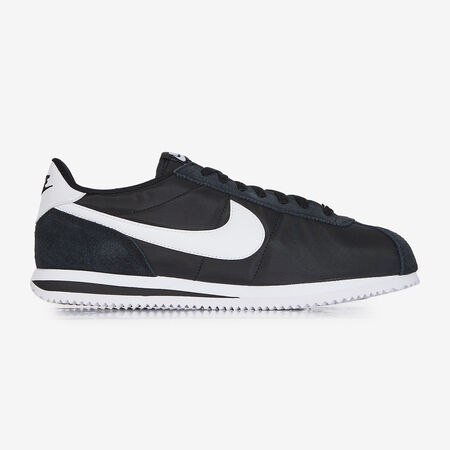 NIKE cortez CORTEZ NYLON NOIR/BLANC HOMME