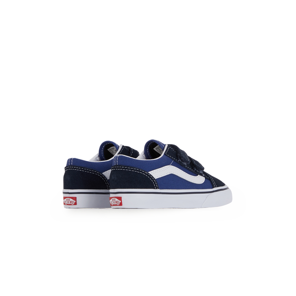 VANS OLD SKOOL V MARINE BLEU SNEAKERS ENFANT Courir