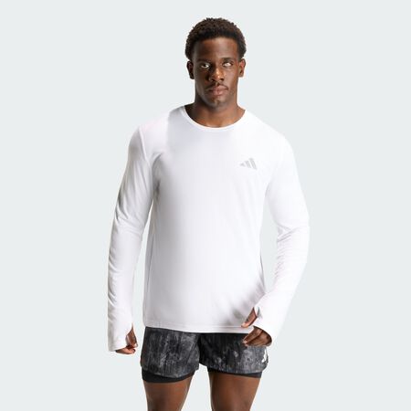 Haut manches longues adi365 Running Essentials : White