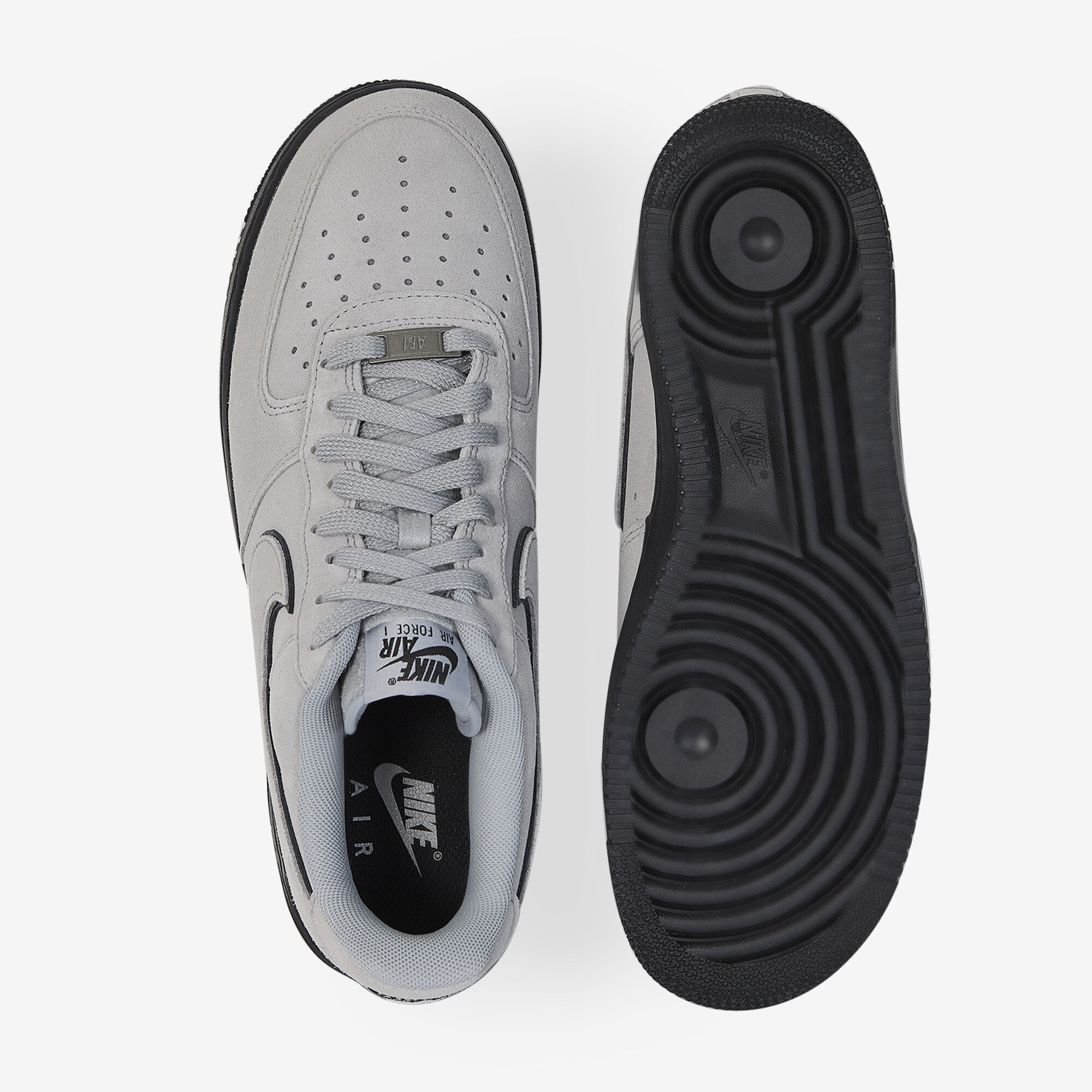 nike air force 1 low grey black