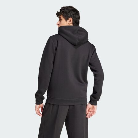 ADIDAS ORIGINALS Veste à capuche entièrement zippée Trèfle Essentials Black HOMME