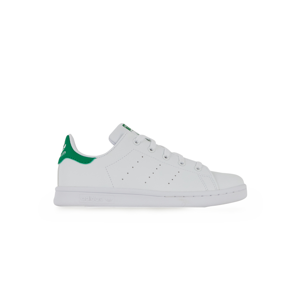 ADIDAS ORIGINALS STAN SMITH SNEAKERS ENFANT BLANC VERT LACETS Courir