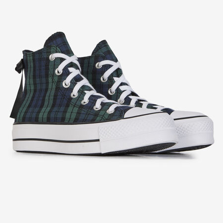 CONVERSE CHUCK TAYLOR ALL STAR LIFT HI BLUE/BLACK WOMEN