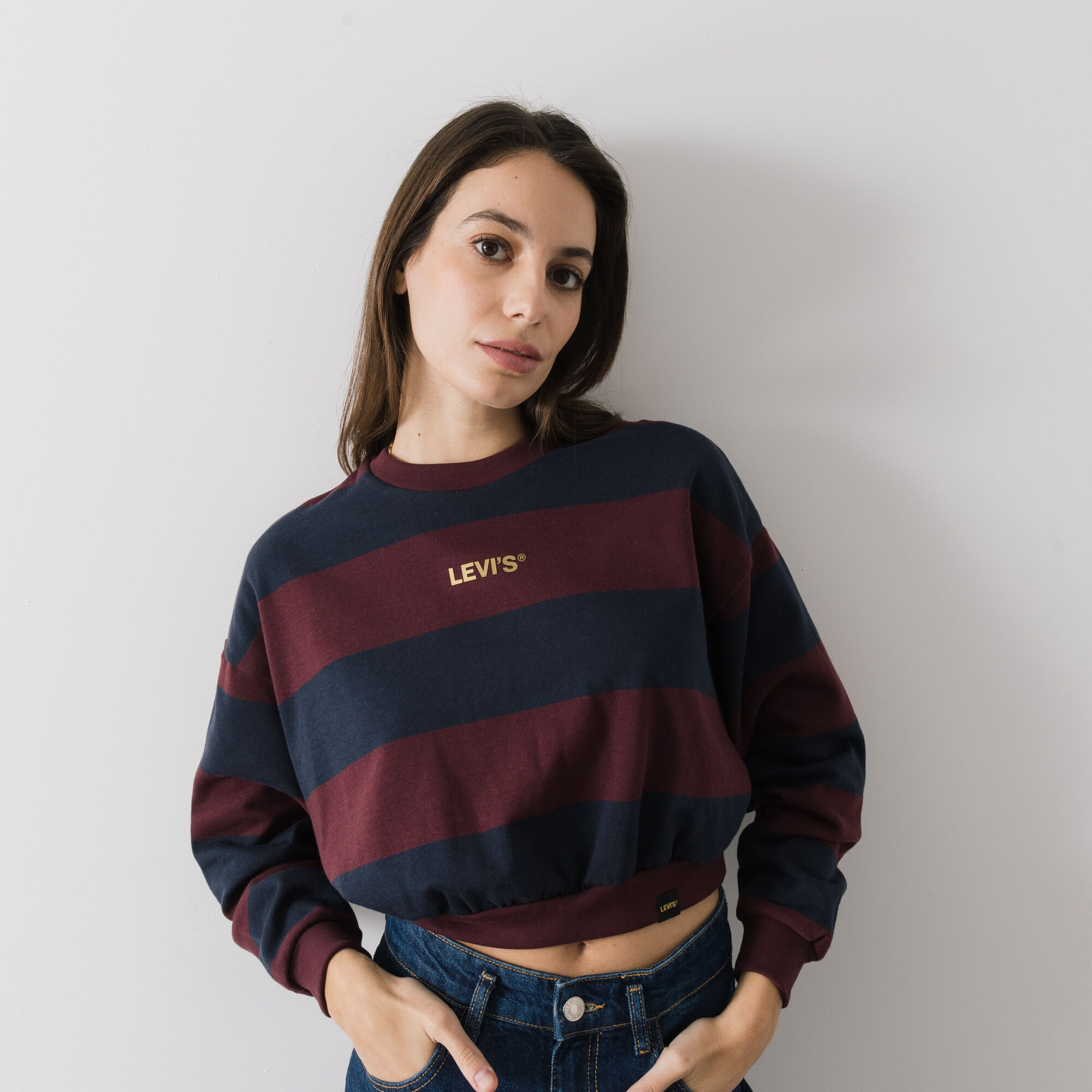 Sweat levis jaune best sale femme