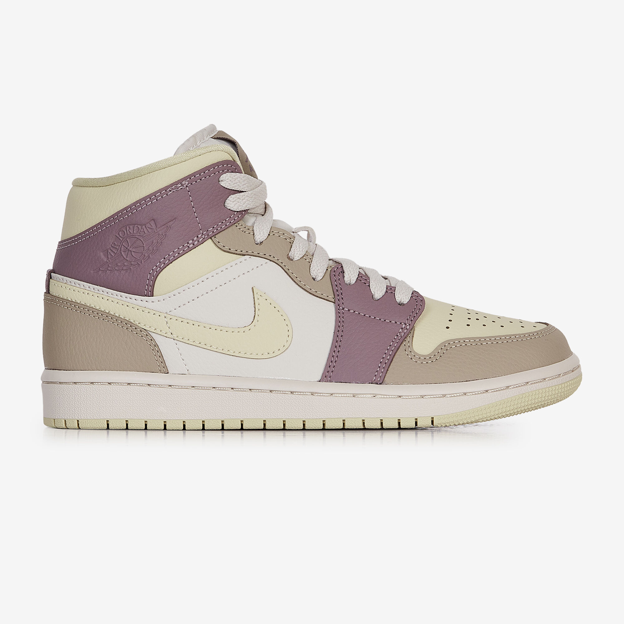 Air Jordan 1 Mid  Jaune/violet
