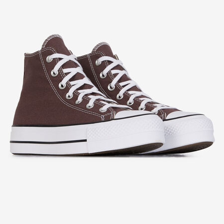 CONVERSE chuck taylor all star CHUCK TAYLOR ALL STAR LIFT HI BROWN WOMEN