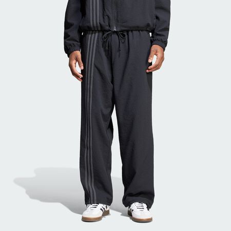 ADIDAS ORIGINALS Fashion Seersucker Firebird Track Pants Black MEN