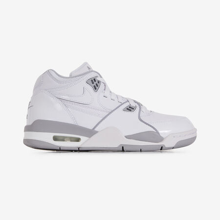 NIKE AIR FLIGHT 89 BLANC/GRIS JUNIOR