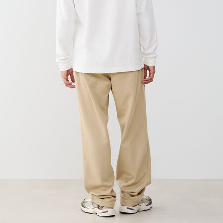 NEW BALANCE PANT FLEECE UNIFORM HOOPS TAUPE/WHITE MEN