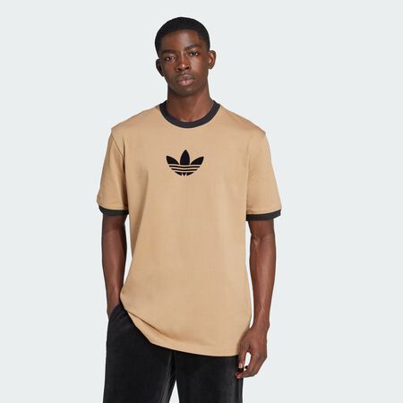 T-shirt adidas Adicolor Loose 2000s Cali : Cardboard / Black