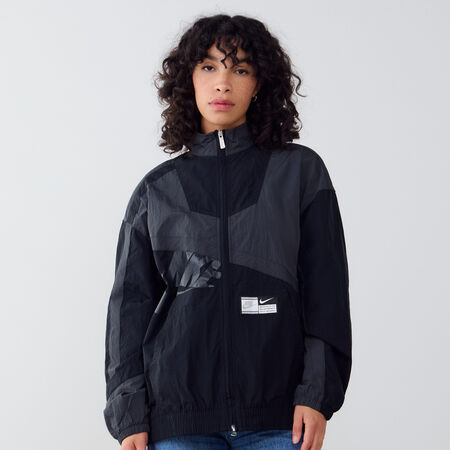 NIKE JACKET TRACKSUIT FZ WVN NOIR/GRIS FEMME