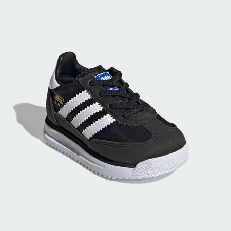 ADIDAS ORIGINALS Chaussure lacets élastiques SL 72 RS Enfants Core Black / Cloud White / Blue BÉBÉ