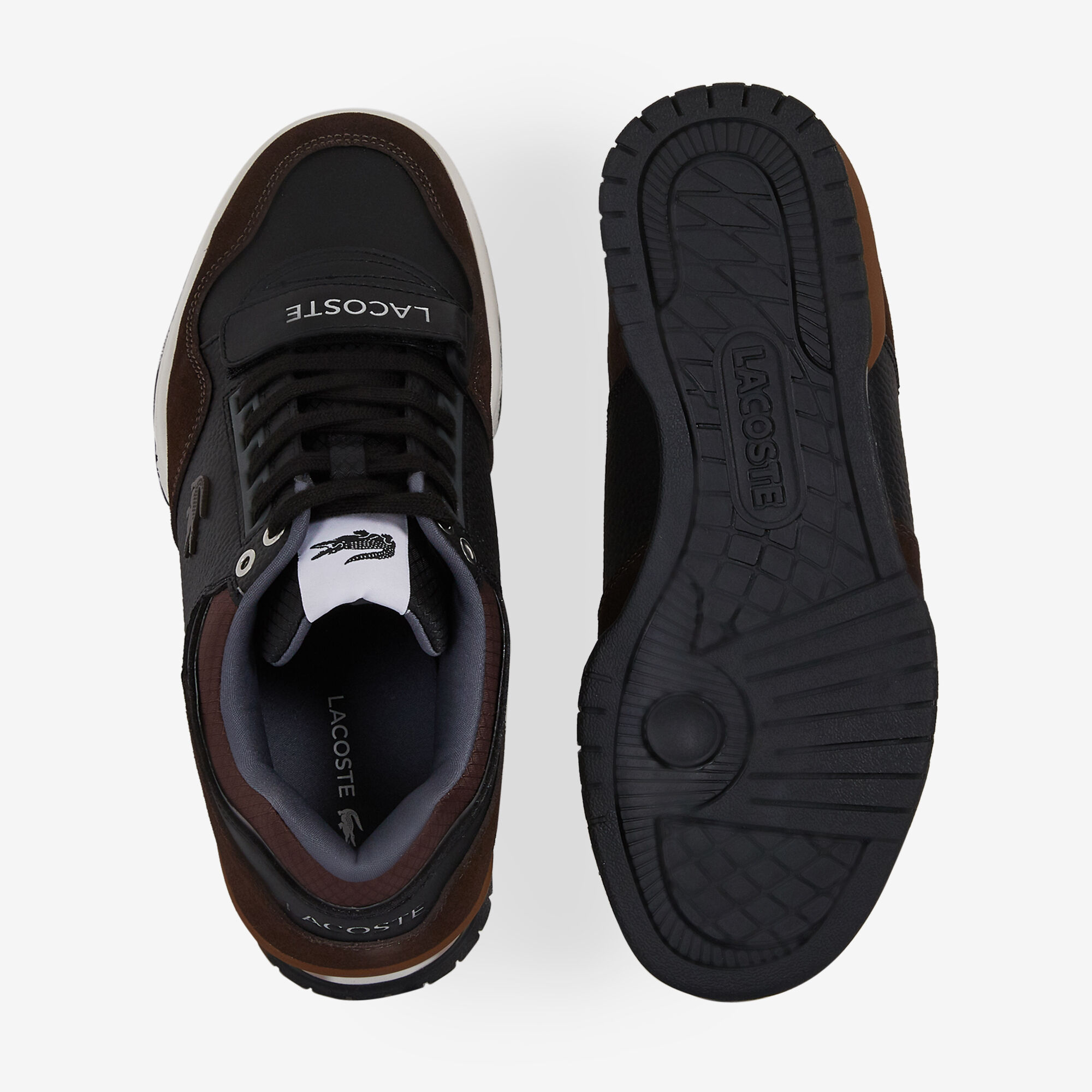 LACOSTE MISSOURI BLACK BROWN SNEAKERS MEN Courir