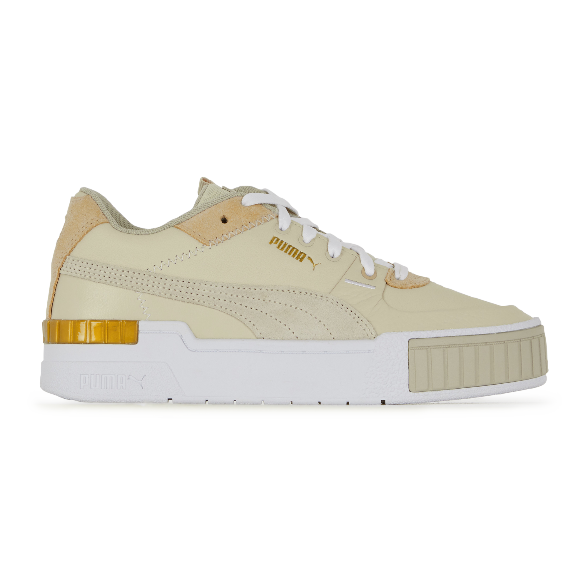 puma cali blanche et beige