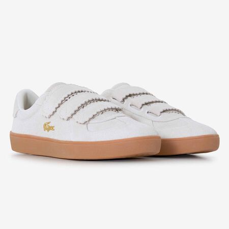 LACOSTE BASESHOT STRAP BEIGE FEMME