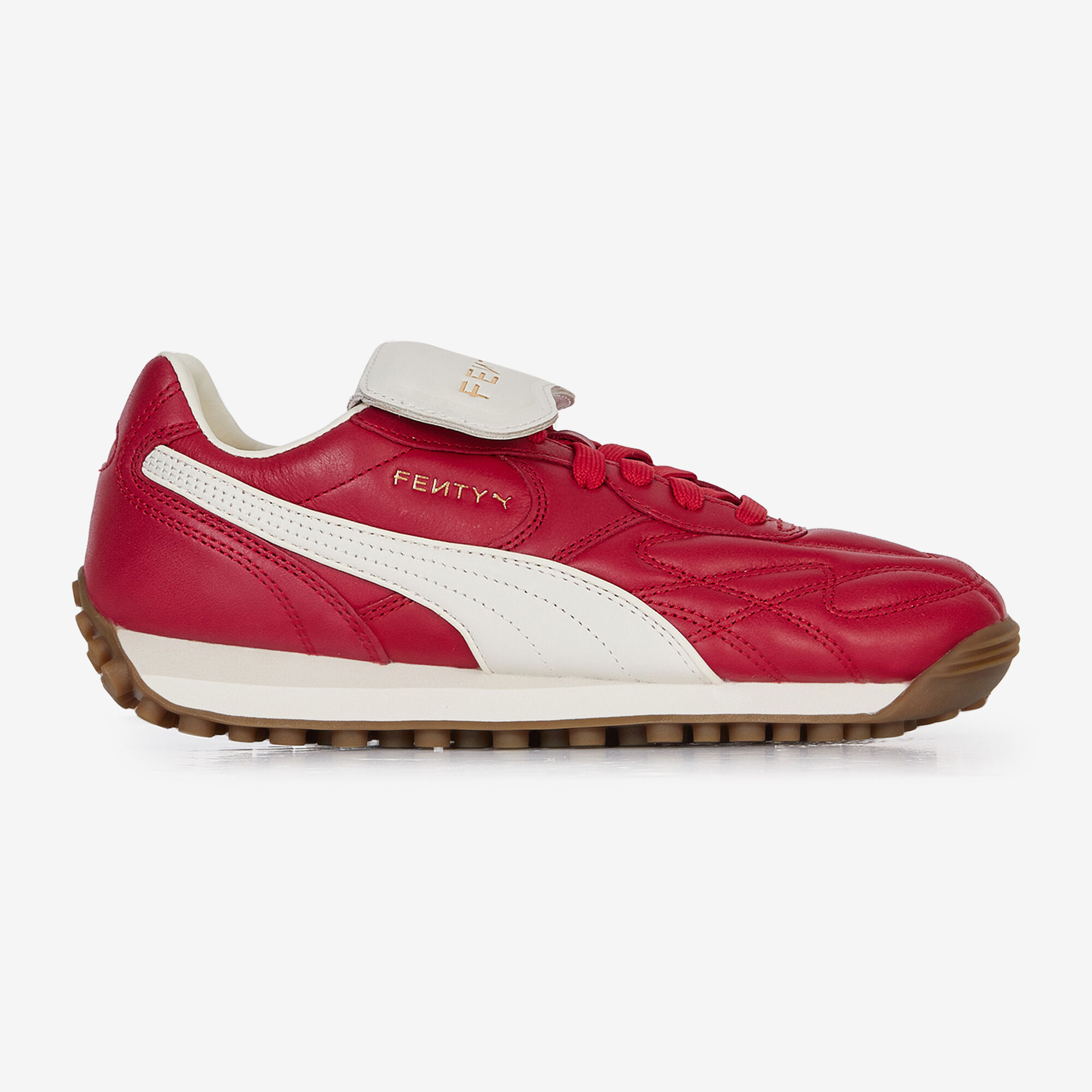 PUMA AVANTI L FENTY SNEAKERS FEMME - ROUGE/BLANC - SCRATCH,LACETS