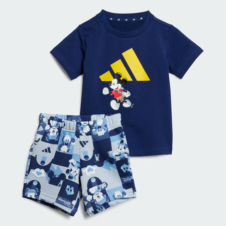 ADIDAS SPORTSWEAR ENSEMBLE T-SHIRT ADIDAS DISNEY MICKEY MOUSE Dark Blue / Crew Yellow CADET