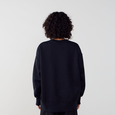 NIKE SWEAT CREW PHOENIX LONG OVERSIZED NOIR/BLANC FEMME