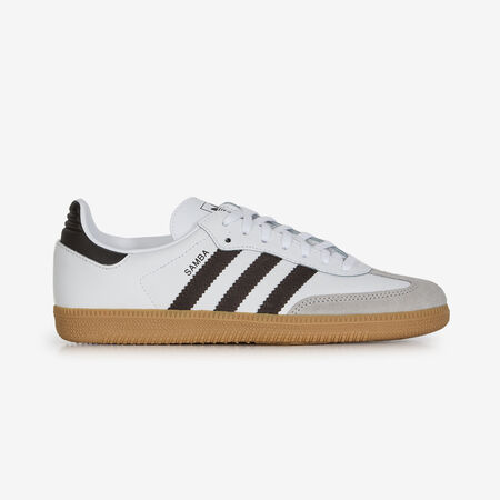 ADIDAS ORIGINALS samba SAMBA OG BLANC/MARRON JUNIOR