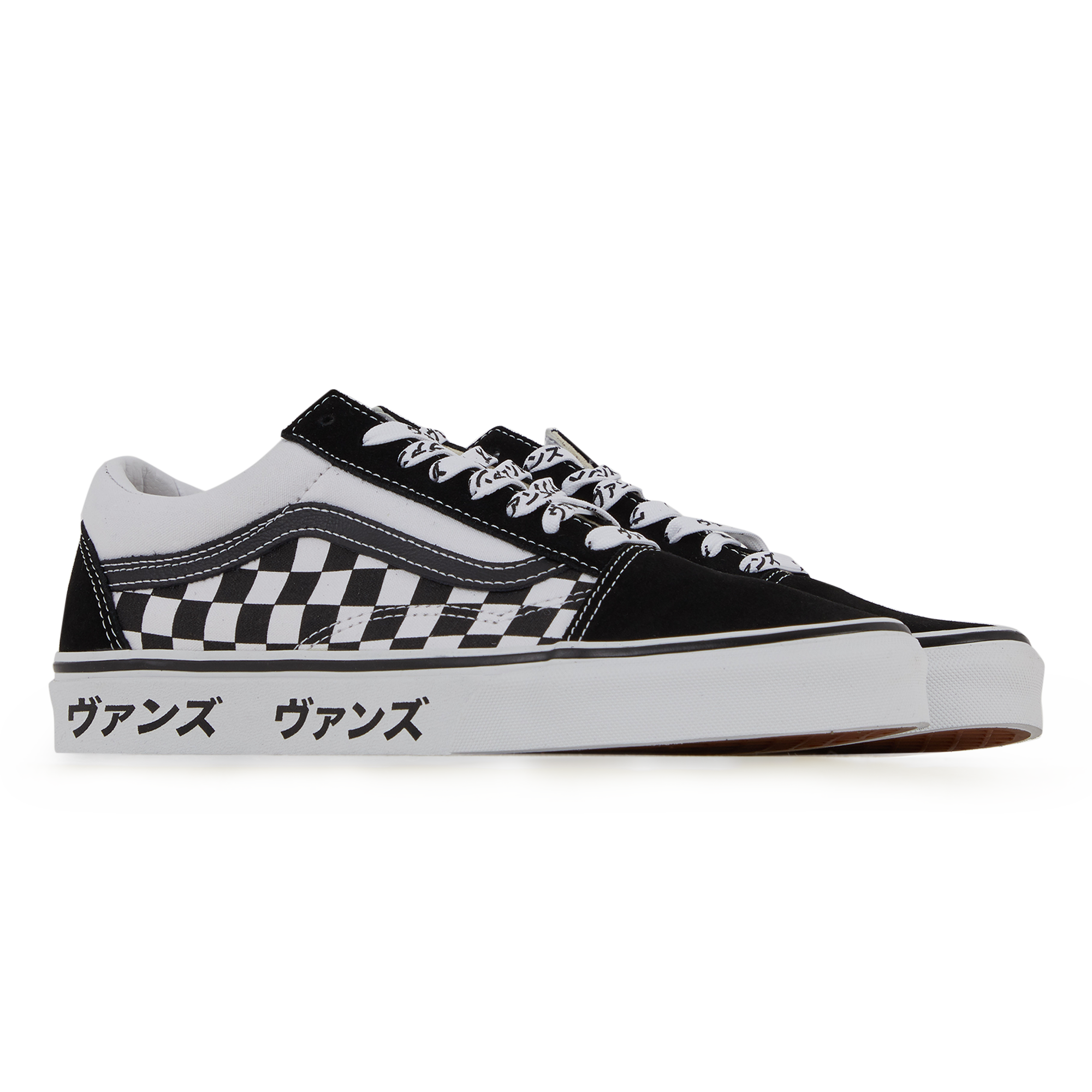 checkered skate vans