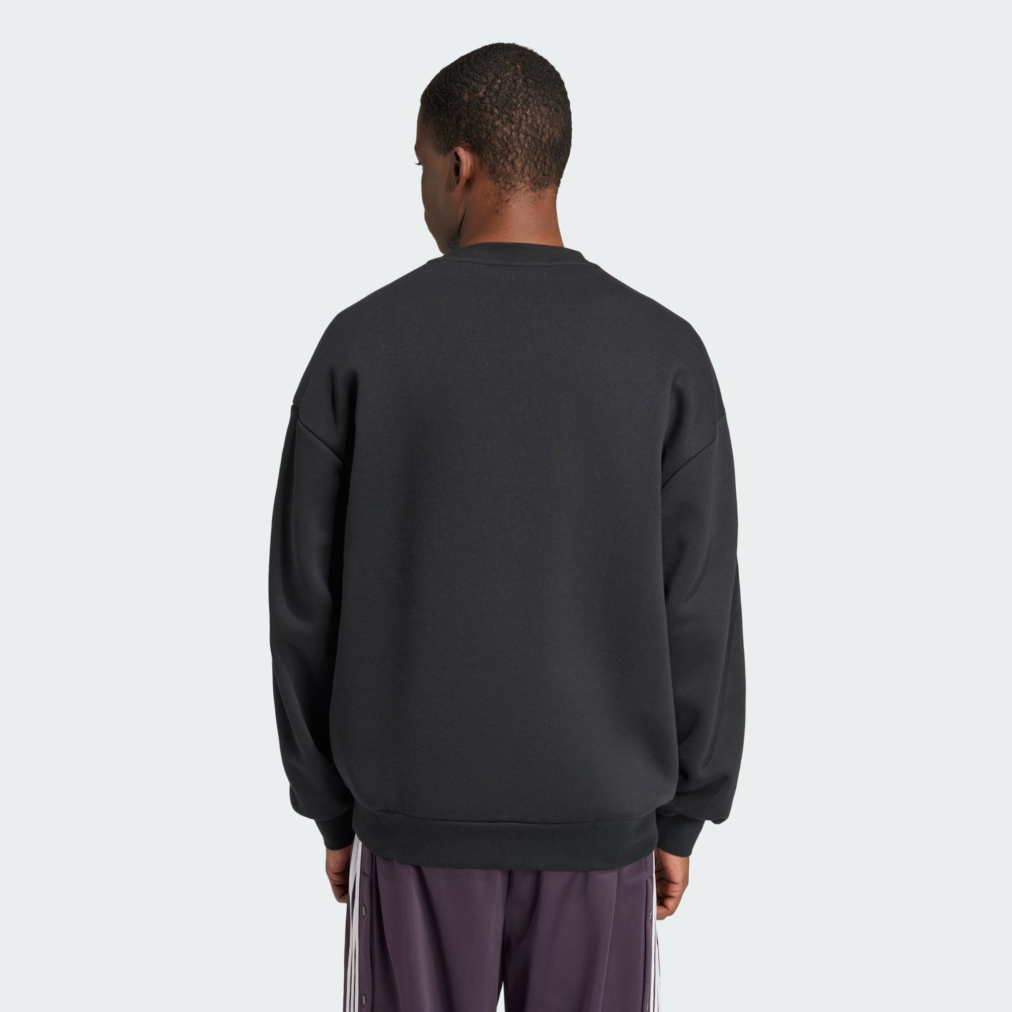 ADIDAS ORIGINALS Adicolor Oversized Crew Sweatshirt Black