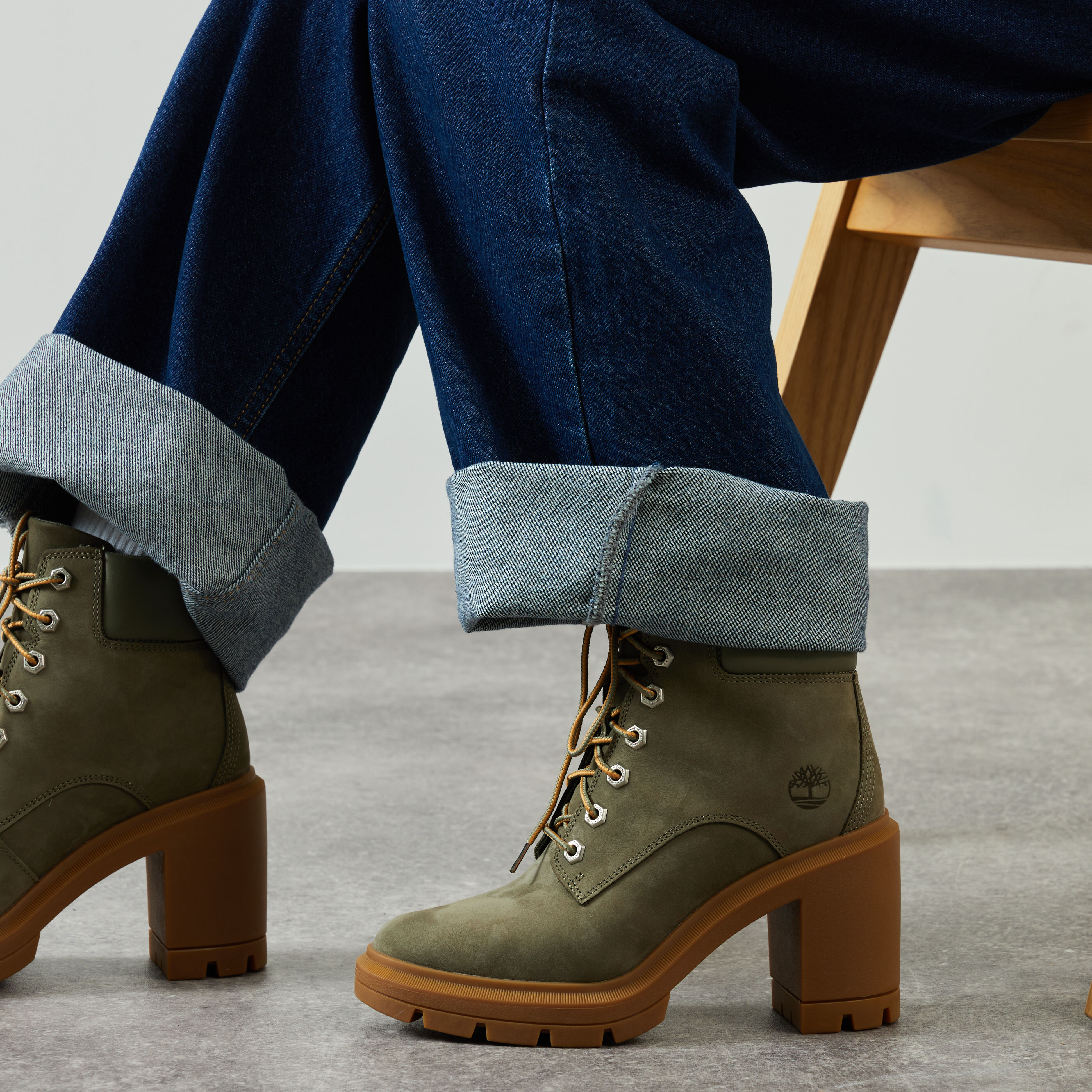 Timberland femme talon discount kaki
