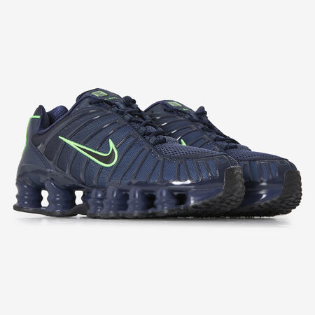 NIKE shox SHOX TL NAVY BLUE/YELLOW MEN