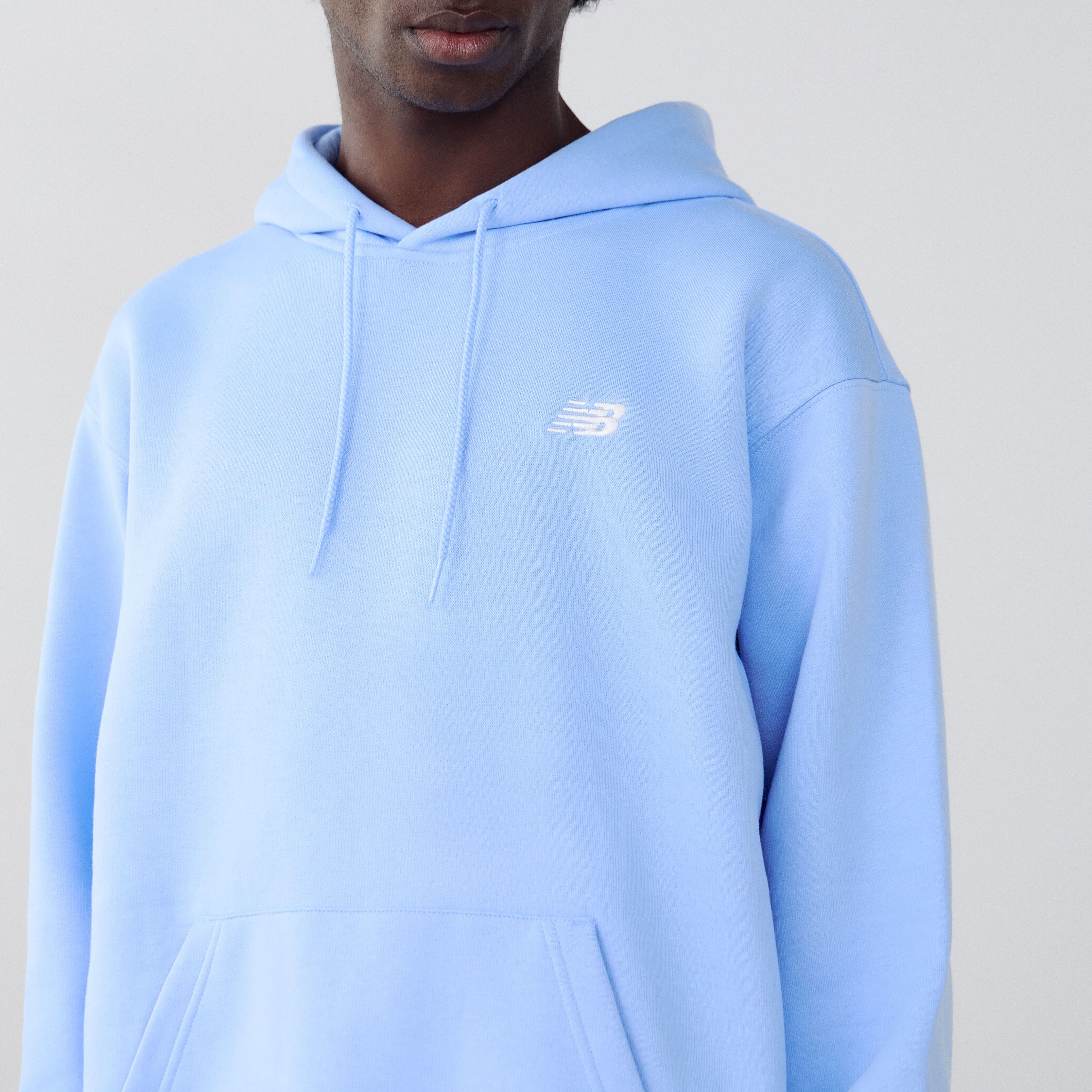 Hoodie Small Logo  Bleu/blanc
