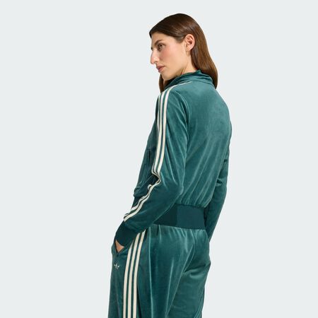 ADIDAS ORIGINALS adidas Originals x Liberty London Debossed Velvet Firebird Track Top Aurora Ivy WOMEN