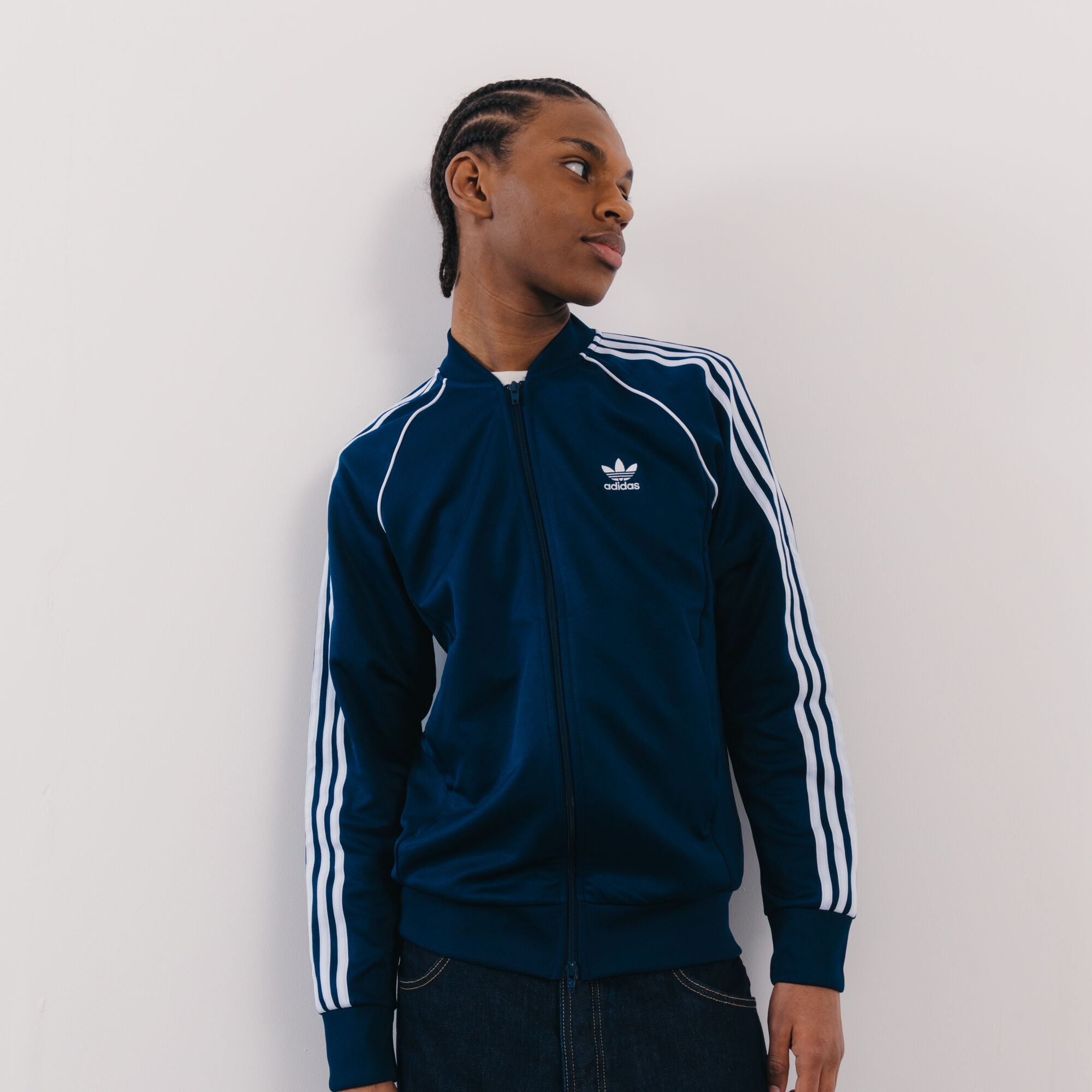 Veste adidas superstar bleu hotsell