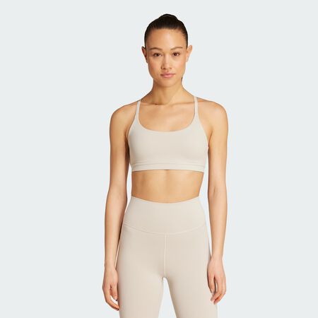 Brassière maintien léger adidas All Me : Beige