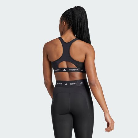 ADIDAS PERFORMANCE TECHFIT Bra Black WOMEN