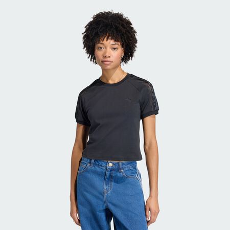 LACE CALI TEE : Black