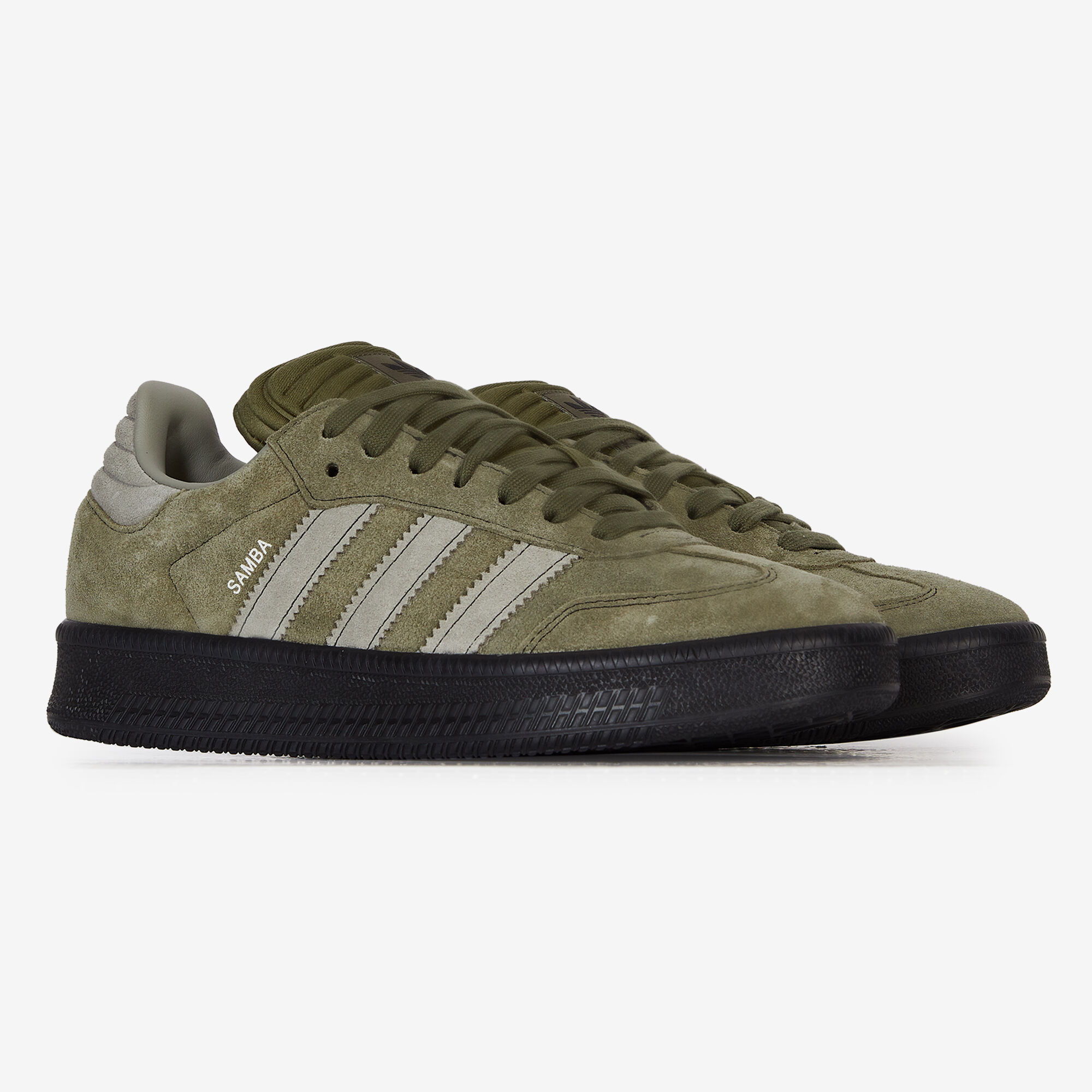 ADIDAS ORIGINALS SAMBA XLG SNEAKERS HOMME KAKI LACETS Courir