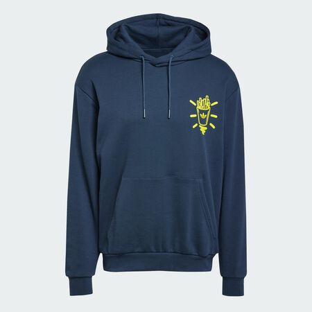 ADIDAS ORIGINALS Q12 Street Burger Hoodie Aurora Ink MEN