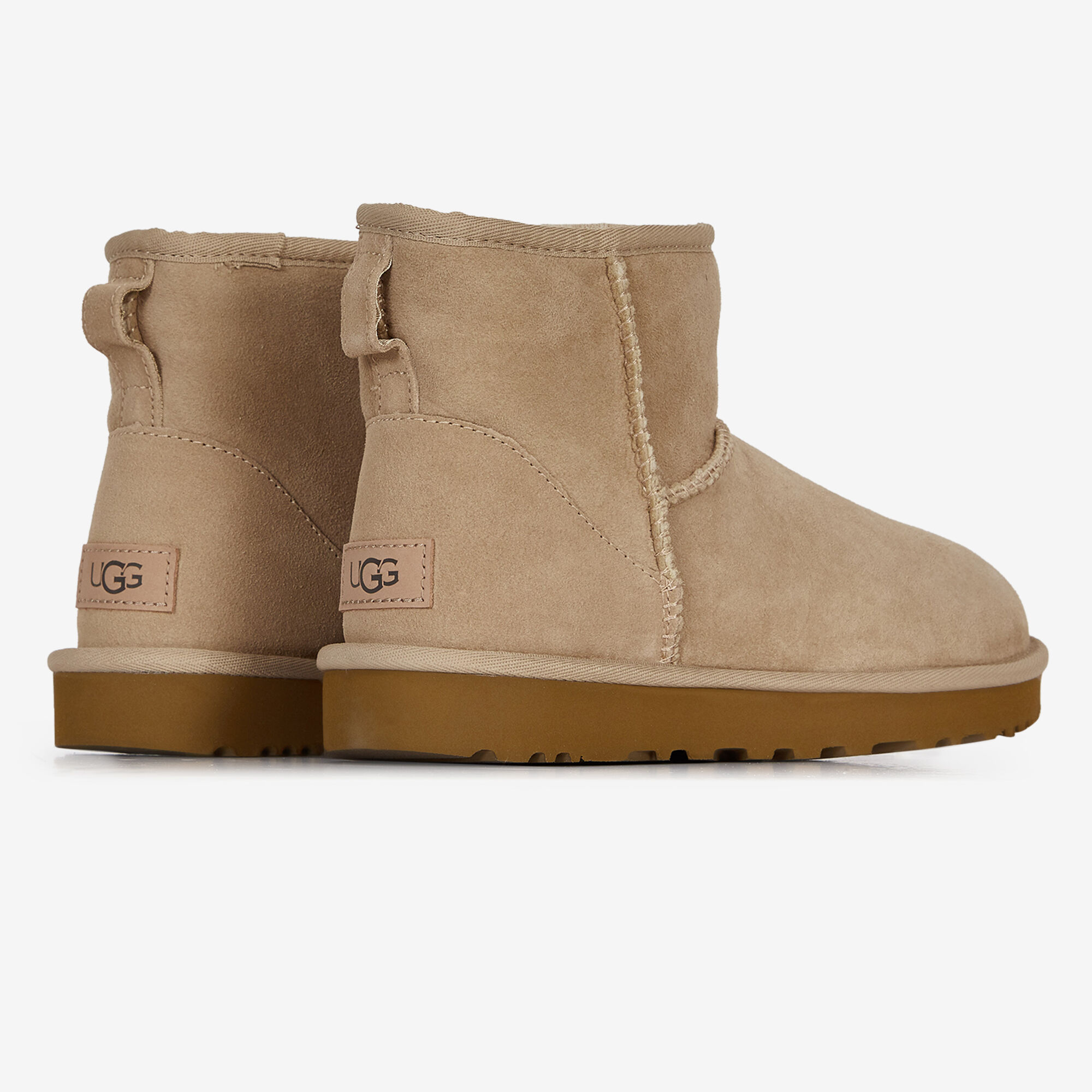 UGG CLASSIC MINI II BEIGE SNEAKERS WOMEN Courir