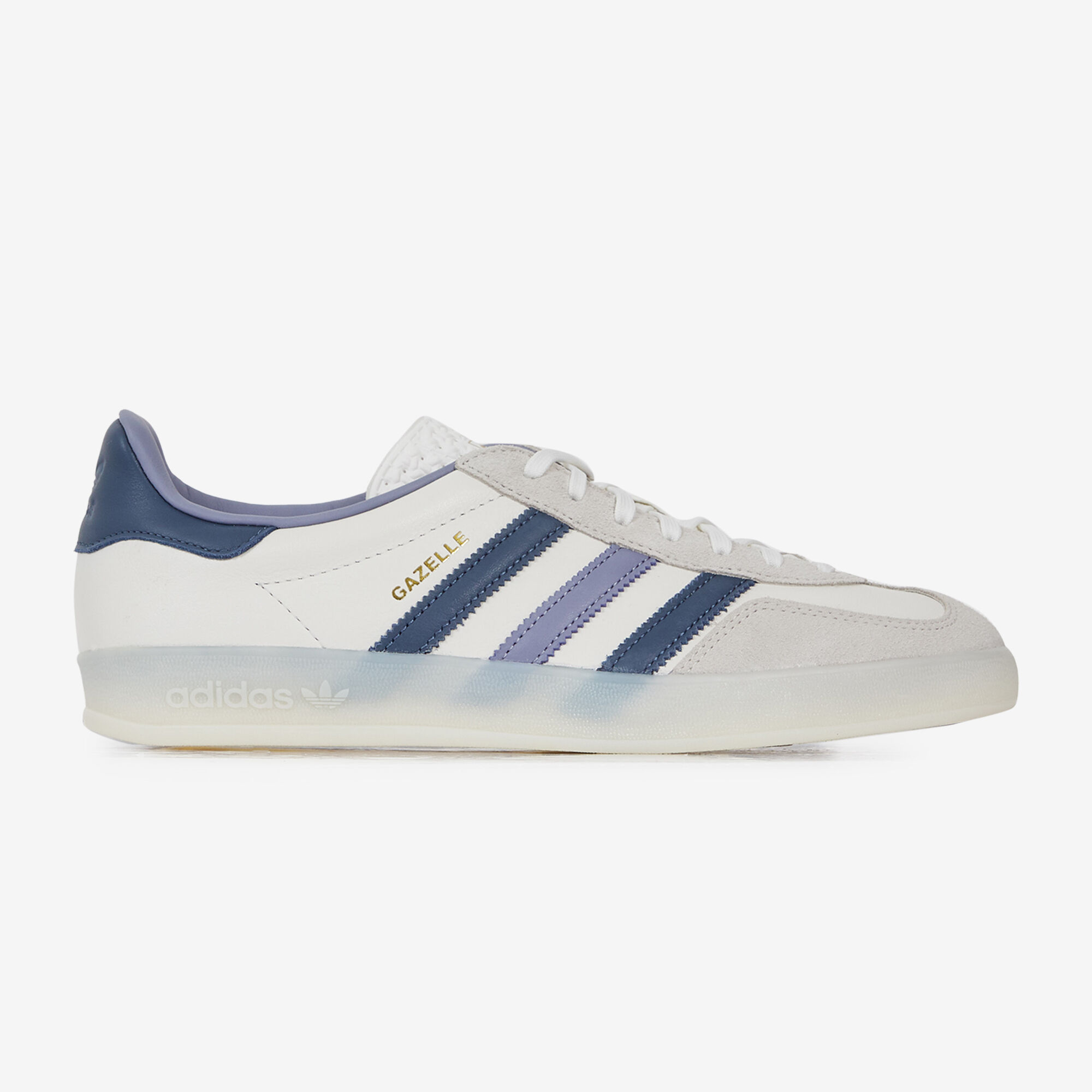 ADIDAS ORIGINALS GAZELLE INDOOR WHITE BLUE SNEAKERS MEN Courir