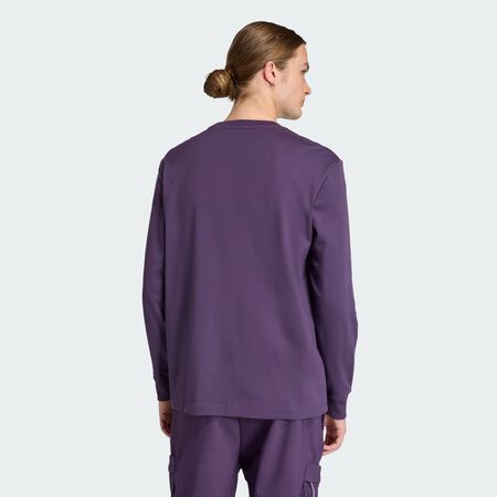 ADIDAS ORIGINALS T-shirt manche longue Mercedes - AMG Petronas Formula One Team Premium Woven Aurora Plum HOMME