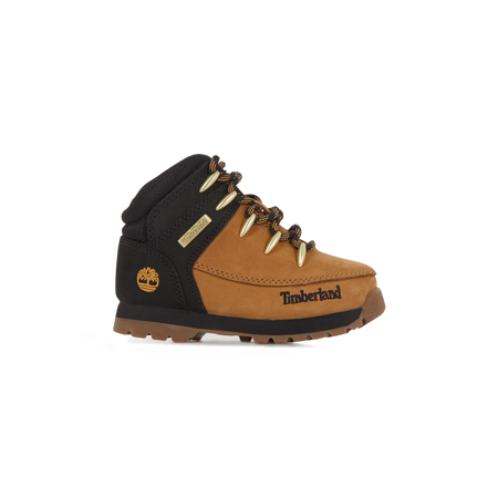 TIMBERLAND EUROSPRINT SNEAKERS ENFANT CAMEL NOIR LACETS Courir