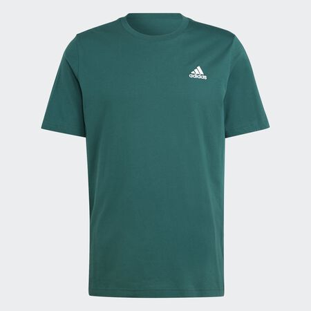 ADIDAS SPORTSWEAR Essentials Single Jersey Embroidered Small Logo Tee Collegiate Green MEN