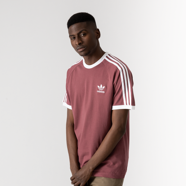 Atlantic sad Supervise ADIDAS ORIGINALS TEE SHIRT 3 STRIPES VIOLET | Courir.com