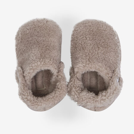 CROCS CLASSIC COZZZY SLIPPER BEIGE BABIES