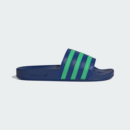 ADIDAS ORIGINALS Adilette Slides Royal Blue / Energy Green / Royal Blue MEN