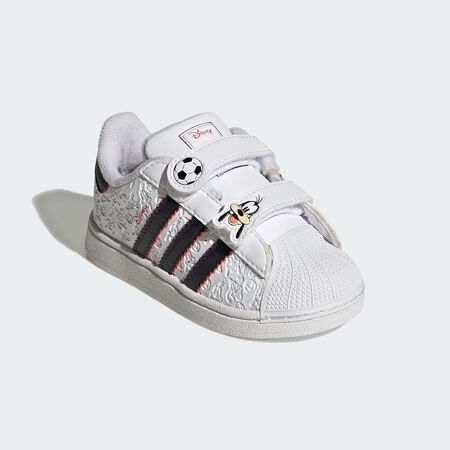 ADIDAS ORIGINALS CHAUSSURE ADIDAS DISNEY SUPERSTAR II COMFORT CLOSURE Cloud White / Core Black / Red B&Eacute;B&Eacute;