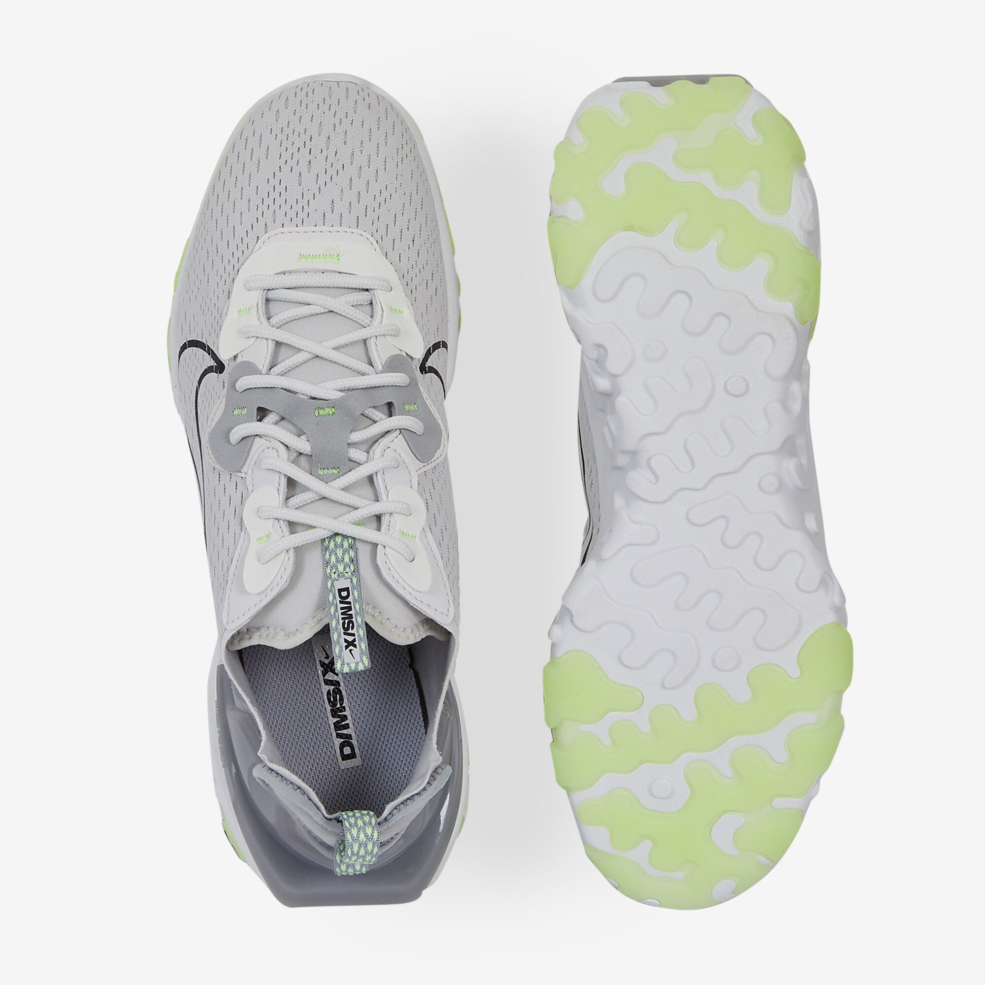 NIKE REACT VISION GREY YELLOW SNEAKERS MEN Courir