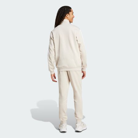 ADIDAS SPORTSWEAR Sportswear Basic 3-Stripes Fleece Track Suit Beige MEN